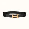 爱马仕/Hermes H 皮带扣&双面皮腰带32毫米 H064544CC06-H073996CAAF100