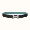 爱马仕/Hermes H 皮带扣&双面皮腰带32毫米 H064544CK05-H073967CAAW100