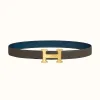 爱马仕/Hermes H Martelee皮带扣&双面皮腰带32毫米 H064549CC06-H073967CABD110