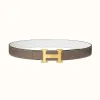 爱马仕/Hermes H Martelee皮带扣&双面皮腰带32毫米 H064549CC06-H075394CAAM105