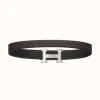爱马仕/Hermes H Martelee皮带扣&双面皮腰带32毫米 H064549CK05-H073967CABA100