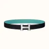 爱马仕/Hermes H Martelee皮带扣&双面皮腰带32毫米 H064549CK05-H075394CAAS105