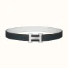 爱马仕/Hermes H Martelee皮带扣&双面皮腰带32毫米 H064549CK05-H075394CABB085