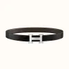 爱马仕/Hermes H Martelee皮带扣&双面皮腰带32毫米 H064549CK05-H081777CAAA115