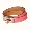 爱马仕/Hermes Kelly双圈手镯 H064642CD8WT3