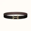 爱马仕/Hermes Royal 皮带扣&双面皮腰带38毫米 H075370CP2K-H075387CAAB085