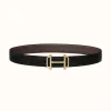 爱马仕/Hermes Royal皮带扣&双面皮腰带32毫米 H075371CP2K-H073967CAAB100
