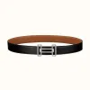 爱马仕/Hermes Rythme 皮带扣&双面皮腰带32毫米 H075375CK05-H073967CAAA080