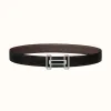 爱马仕/Hermes Rythme 皮带扣&双面皮腰带32毫米 H075375CK05-H073967CAAB120