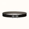 爱马仕/Hermes Rythme 皮带扣&双面皮腰带32毫米 H075375CK05-H073967CAAC100