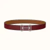 爱马仕/Hermes Rythme 皮带扣&双面皮腰带32毫米 H075375CK05-H075394CAAC100