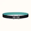 爱马仕/Hermes Rythme 皮带扣&双面皮腰带32毫米 H075375CK05-H075394CAAS095