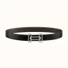 爱马仕/Hermes Rythme 皮带扣&双面皮腰带32毫米 H075375CK05-H081777CAAA100
