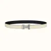 爱马仕/Hermes Mini Constance Guillochee皮带扣&双面皮腰带24毫米 H075396CK05-H052150CAET085