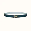 爱马仕/Hermes Mors H皮带扣&双面皮腰带24毫米 H077922CC06-H052150CAEH080