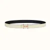 爱马仕/Hermes Mors H皮带扣&双面皮腰带24毫米 H077922CDZ2-H052150CAET090