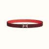爱马仕/Hermes Mors H皮带扣&双面皮腰带24毫米 H077922CK05-H052150CAEQ085