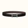 爱马仕/Hermes H d'Ancre皮带扣&双面皮腰带32毫米 H077931CK05-H073967CAAB120