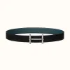 爱马仕/Hermes H d'Ancre皮带扣&双面皮腰带32毫米 H077931CK05-H073967CAAD105