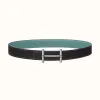 爱马仕/Hermes H d'Ancre皮带扣&双面皮腰带32毫米 H077931CK05-H073967CAAW090