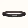 爱马仕/Hermes H d'Ancre皮带扣&双面皮腰带32毫米 H077931CK05-H073967CABA100