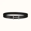 爱马仕/Hermes H d'Ancre皮带扣&双面皮腰带32毫米 H077931CK05-H073996CAAF095