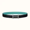 爱马仕/Hermes H d'Ancre皮带扣&双面皮腰带32毫米 H077931CK05-H075394CAAS095