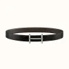 爱马仕/Hermes H d'Ancre皮带扣&双面皮腰带32毫米 H077931CK05-H081777CAAA100