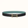 爱马仕/Hermes H d'Ancre皮带扣&双面皮腰带32毫米 H077931CP2K-H073967CAAW105