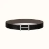 爱马仕/Hermes H d'Ancre皮带扣&双面皮腰带38毫米 H077938CK05-H077971CAAG080