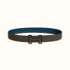 爱马仕/Hermes H Tonight皮带扣&双面皮腰带38毫米 H077942CY89-H077971CAAT095