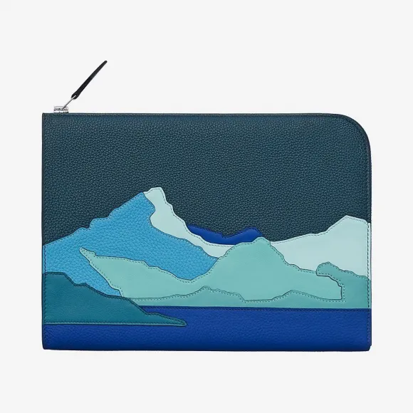 爱马仕/Hermes Zip Tablet“Endless Road”平板电脑保护壳 H078569CKAA
