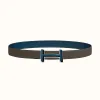 爱马仕/Hermes H 3D皮带扣&双面皮腰带32毫米 H080027CKAA-H073967CABD110