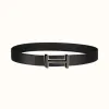 爱马仕/Hermes H 3D皮带扣&双面皮腰带32毫米 H080027CKAE-H073996CAAF100