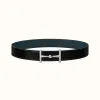 爱马仕/Hermes H Hippique皮带扣&双面皮腰带38毫米 H080030CK05-H077971CAAE105