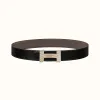 爱马仕/Hermes H Optique皮带扣&双面皮腰带38毫米 H080033CP2K-H077971CAAG120