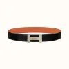 爱马仕/Hermes H Optique皮带扣&双面皮腰带38毫米 H080033CP2K-H077971CAAH105