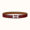 爱马仕/Hermes Farwest皮带扣&双面皮腰带32毫米 H081655CB86-H075394CAAC105