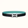 爱马仕/Hermes Farwest皮带扣&双面皮腰带32毫米 H081655CB86-H075394CAAS095