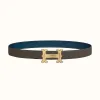 爱马仕/Hermes Farwest皮带扣&双面皮腰带32毫米 H081655CUZ3-H073967CABD115