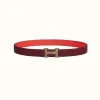 爱马仕/Hermes H Email 24皮带扣&双面皮腰带24毫米 H081663CAAA-H052150CAEQ085