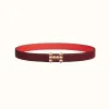 爱马仕/Hermes Bubbles belt皮带扣&双面皮腰带24毫米 H081665CDZ2-H052150CAEQ080