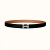 爱马仕/Hermes Bubbles belt皮带扣&双面皮腰带24毫米 H081665CK05-H052150CABV095