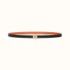 爱马仕/Hermes As de Coeur皮带扣&双面皮腰带13毫米 H081666CC06-H065538CAUA085