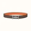 爱马仕/Hermes H Marin皮带扣&双面皮腰带38毫米 H081689CK05-H075406CAAY095