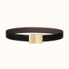 爱马仕/Hermes Typo皮带扣&双面皮腰带32毫米 H081751CUZ3-H073967CAAB110