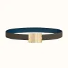 爱马仕/Hermes Typo皮带扣&双面皮腰带32毫米 H081751CUZ3-H073967CABD110