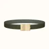 爱马仕/Hermes Typo皮带扣&双面皮腰带32毫米 H081751CUZ3-H075394CABC085