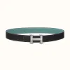 爱马仕/Hermes Agora皮带扣&双面皮腰带32毫米 H081752CK05-H073967CAAW100