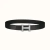 爱马仕/Hermes Agora皮带扣&双面皮腰带32毫米 H081752CK05-H073996CAAF085